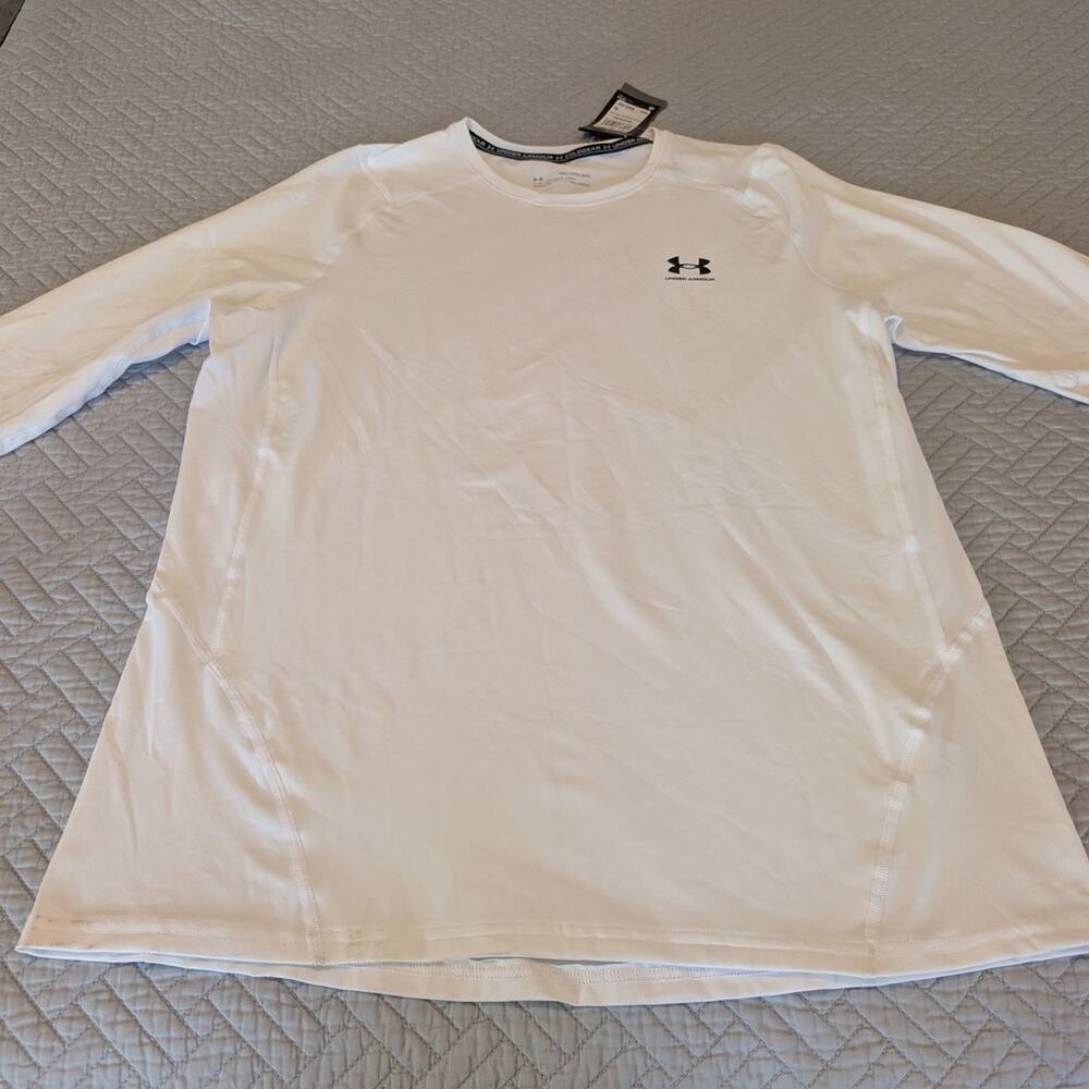 NWT Under Armour ColdGear Armour Fitted Long Sleeve Base Layer XXL (0267)